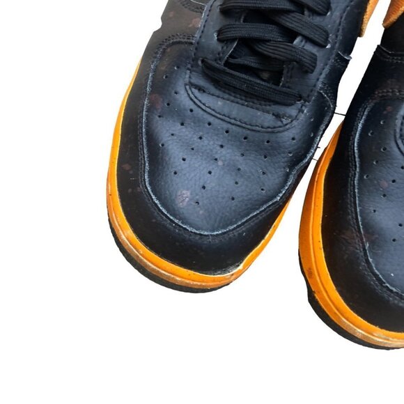 2018 Nike Air Force 1 Low Black Orange Peel Size 9.5 - Picture 2 of 13